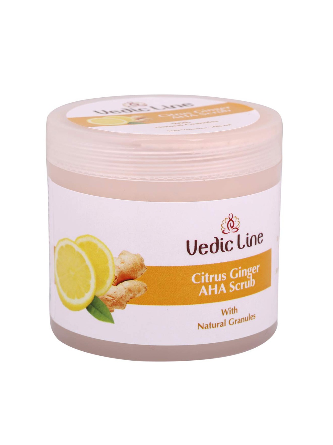 

Vedicline Citrus Ginger AHA Face Scrub with Natural Granules - 100ml, White