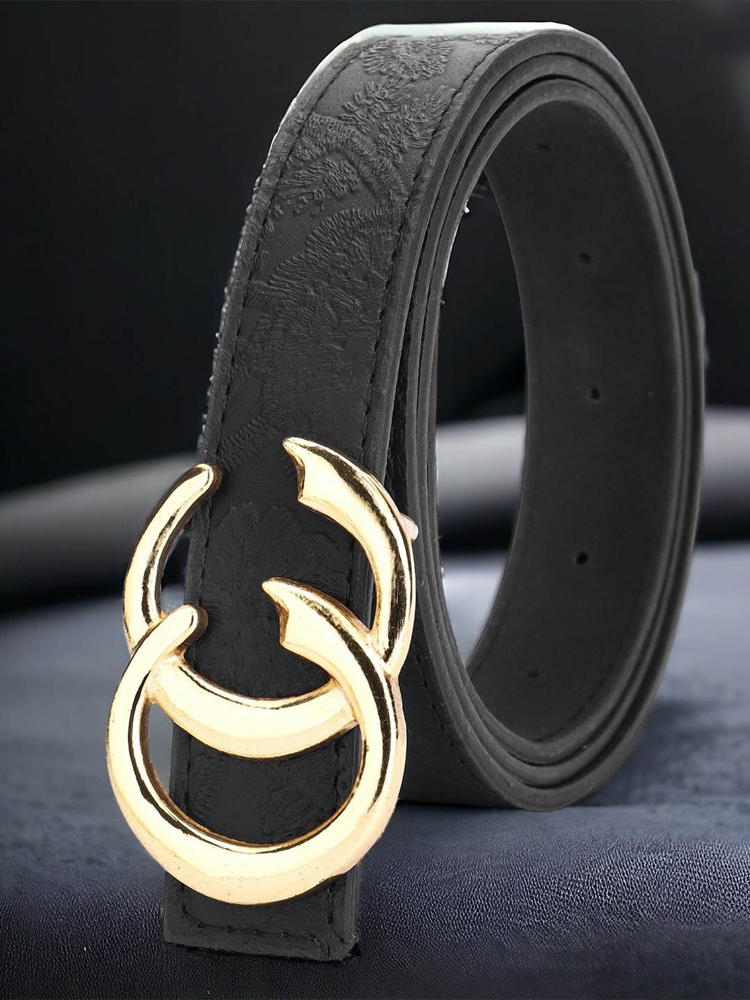 

Kastner Women Textured Formal Belt, Black