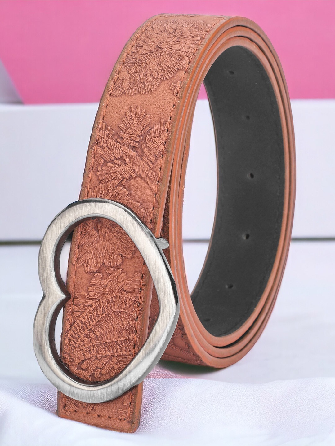 

Kastner Women Textured Formal Belt, Tan