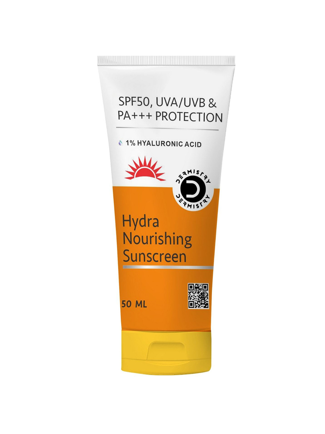 

Vigini 1% Hyaluronic Acid Ultra Hydrating Sunscreen Dry Skin SPF50 UVA UVB PA+++, White