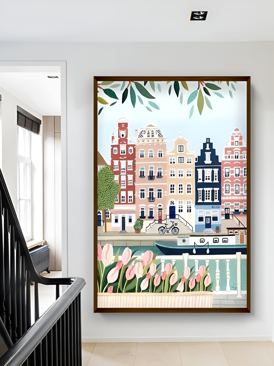

The Art House Blue & Green Abstract Wooden Wall Art