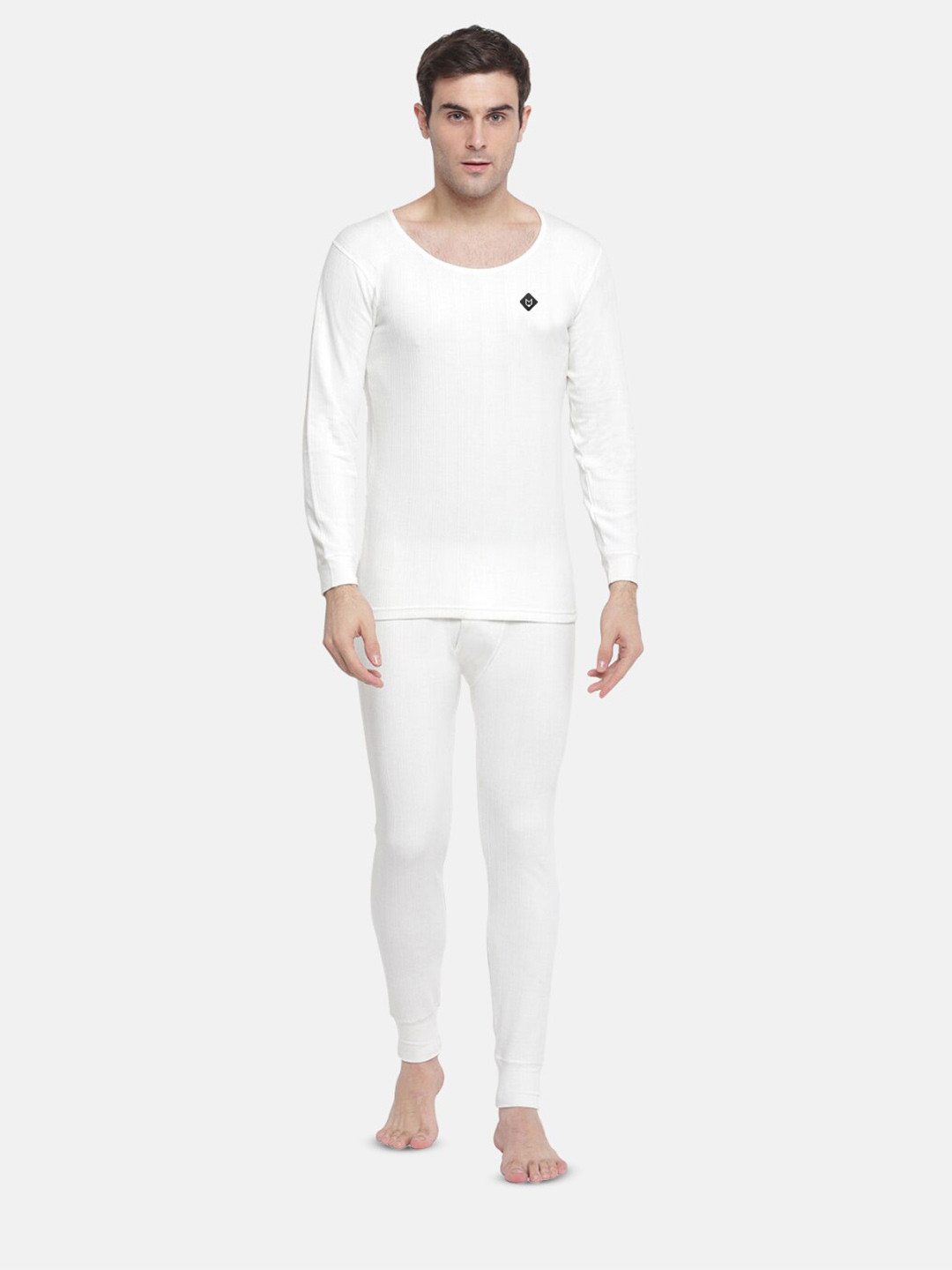 

Almo Wear Long Sleeves Ultra-Thin Thermal Set, Off white