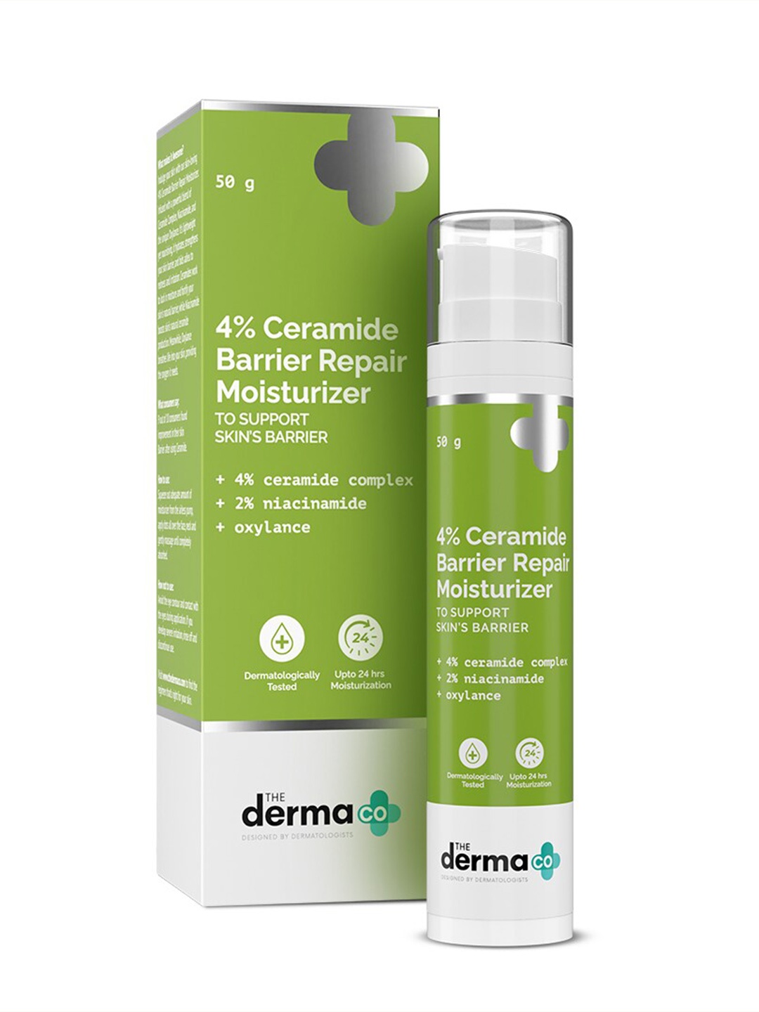 

The Derma co. 4% Ceramide Barrier Repair Moisturizer With Niacinamide - 50g, White