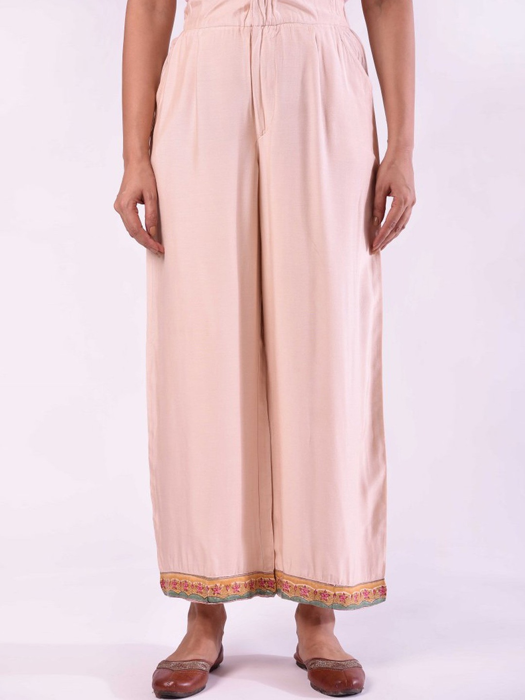 

Prakriti Jaipur Women Wide Palazzos, Pink