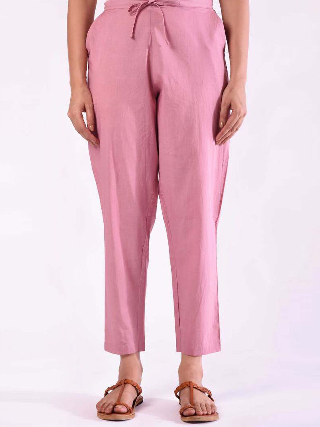 

Prakriti Jaipur Cotton Mid-Rise Trouser, Purple