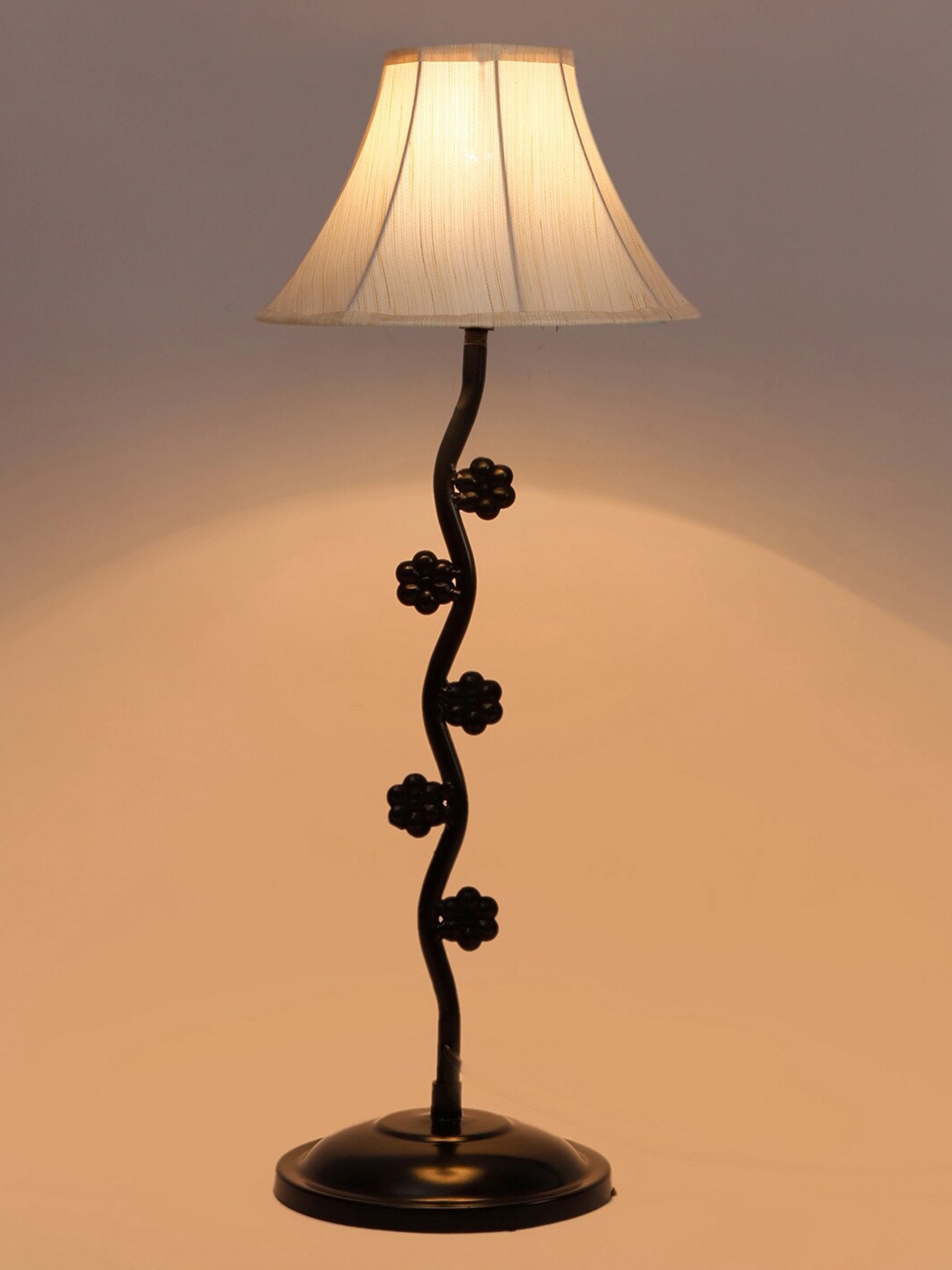 

Devansh Off White Frustum Table Lamps