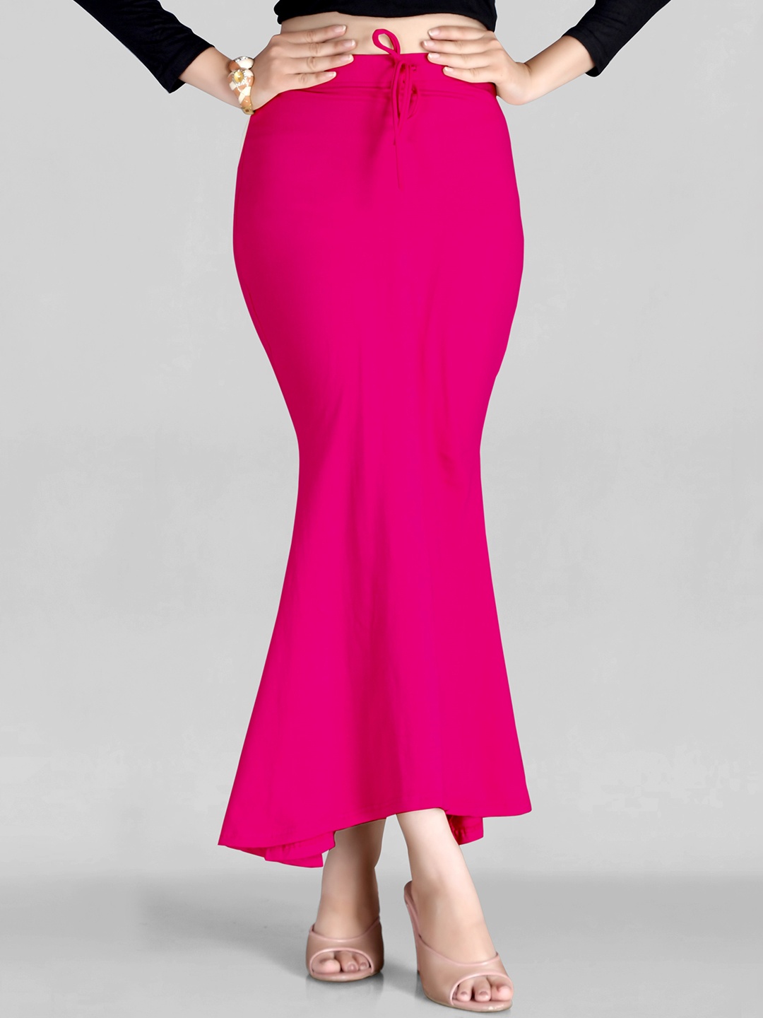 

SCUBE DESIGNS Women Mermaid Fit Saree Shapewear, Pink