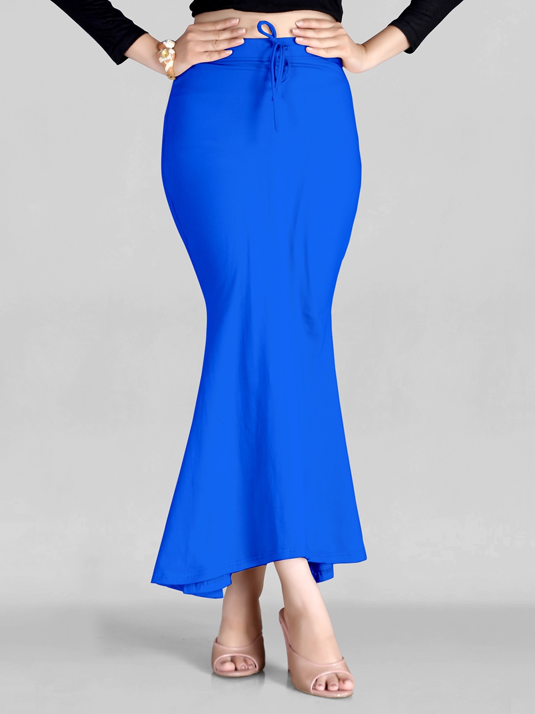 

SCUBE DESIGNS High Rise Saree Shapewear, Blue