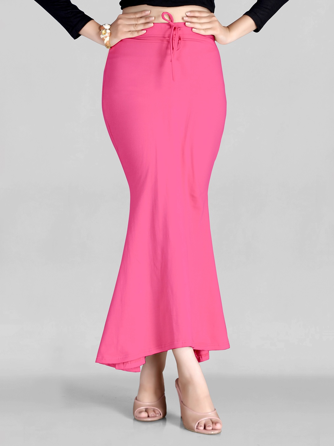 

SCUBE DESIGNS Women Mermaid Fit Saree Shapewear, Pink