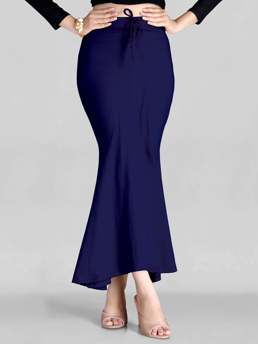

SCUBE DESIGNS High Rise Saree Shapewear, Navy blue
