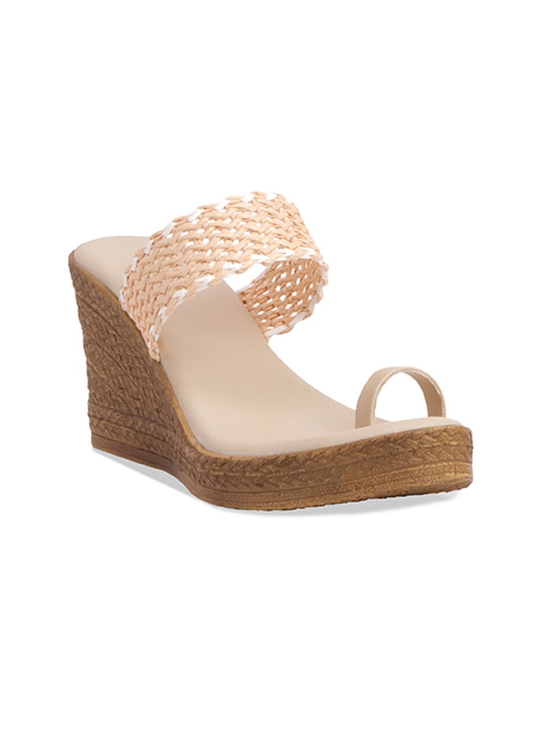 

ERIDANI Holly Woven Wedges, Beige