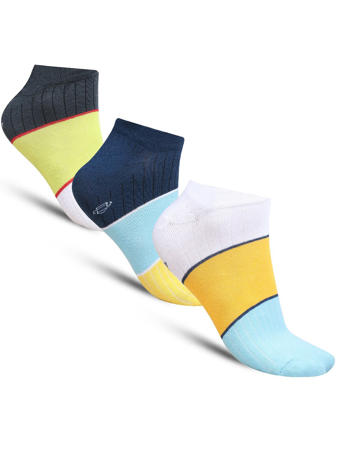

Dollar Socks Men Pack Of 3 Cotton Ankle-Length Socks, Green