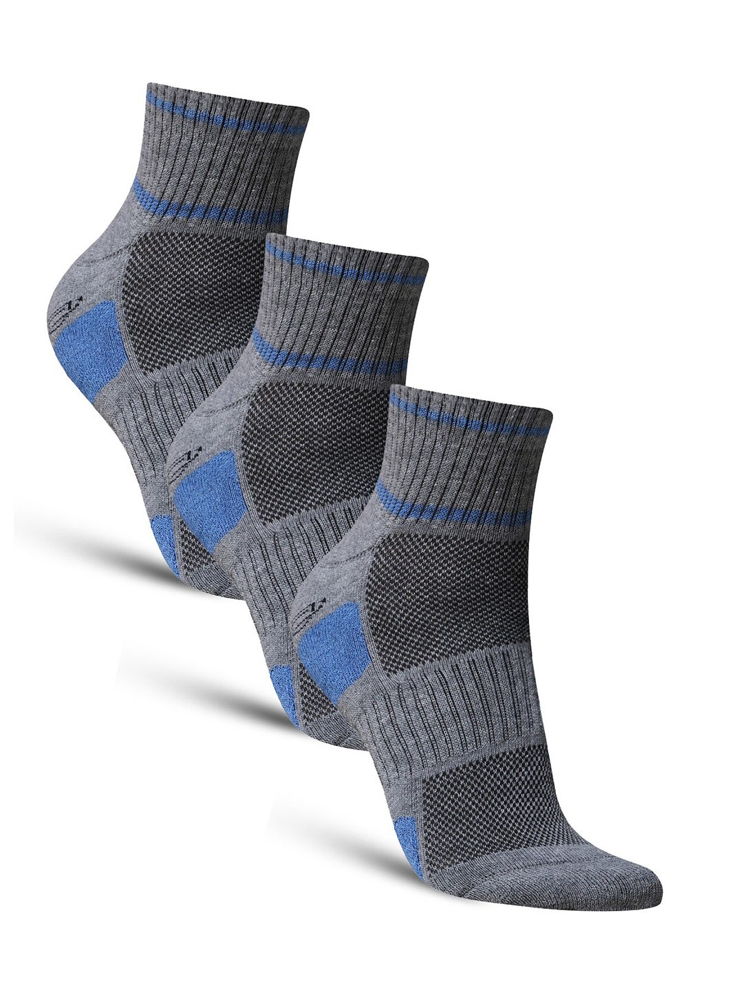 

Dollar Socks Pack Of 3 Ankle Length Socks, Blue