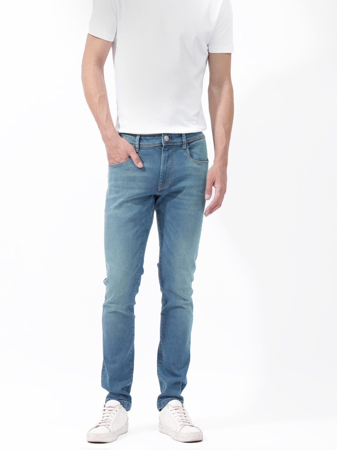 

RARE RABBIT Men Salar Slim Fit Jeans, Blue