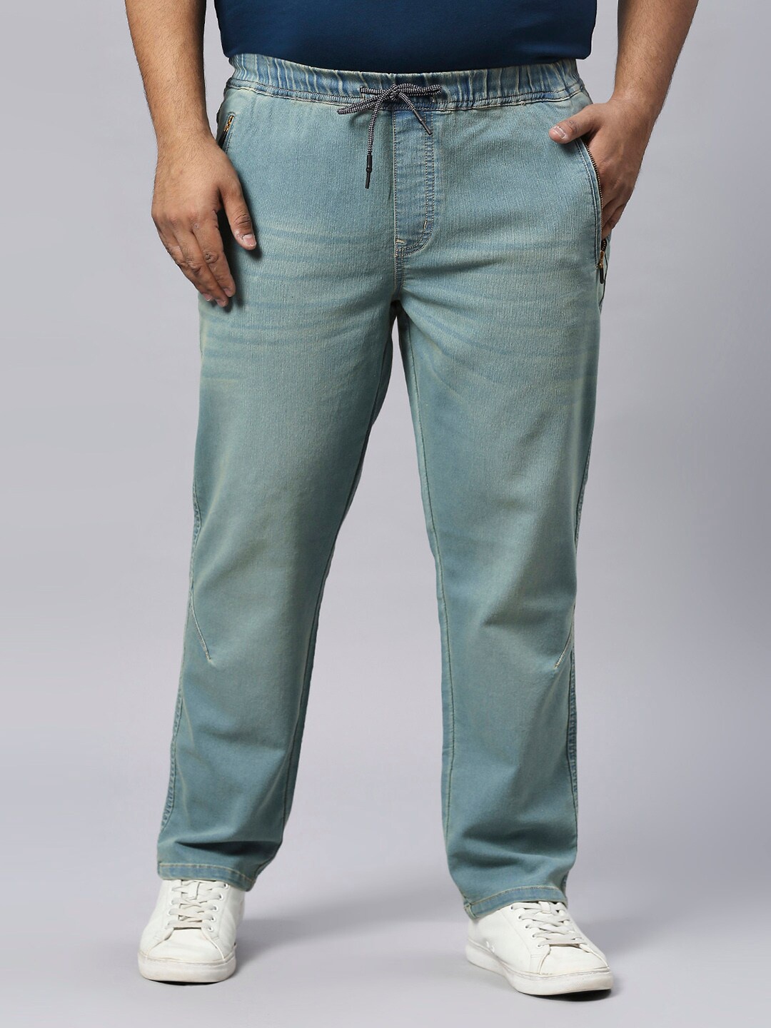 

Turning Blue Men Plus Size Regular Fit Jeans