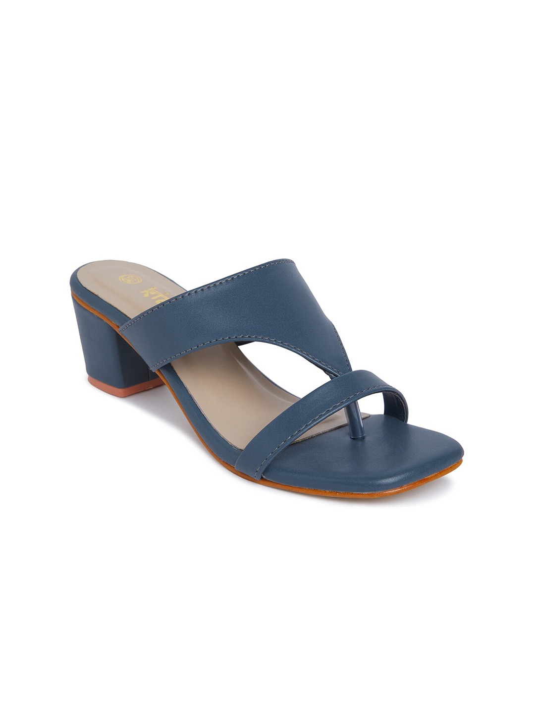 

Kiana Open Toe Block Heels, Blue
