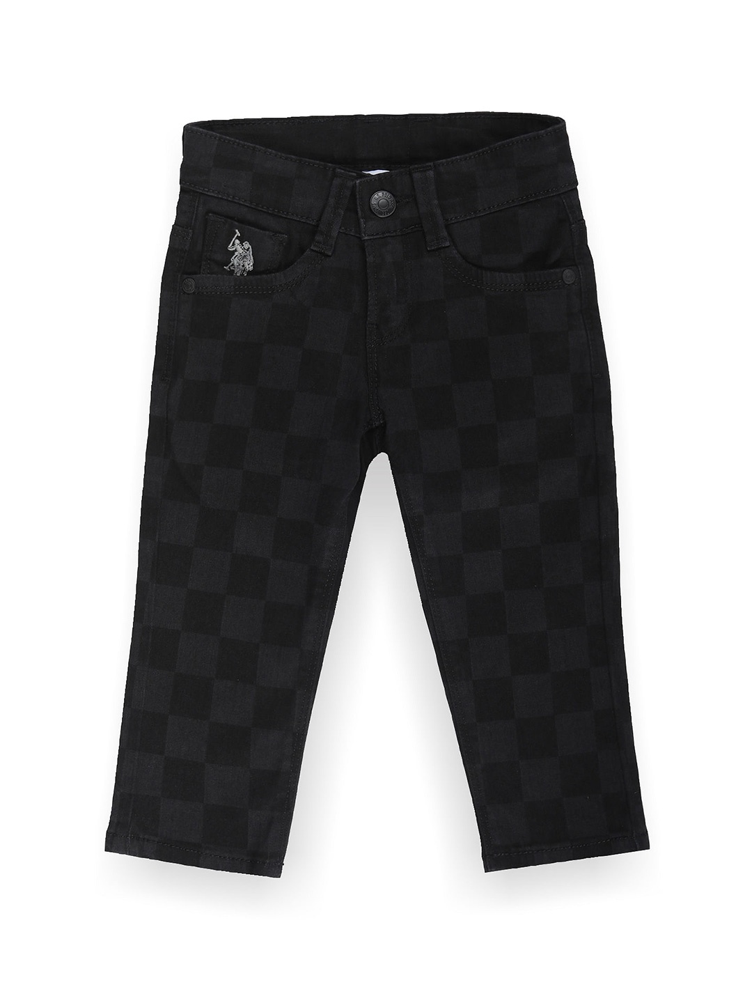 

U.S. Polo Assn. Kids Boys Classic Slim Fit Stretchable Jeans, Black