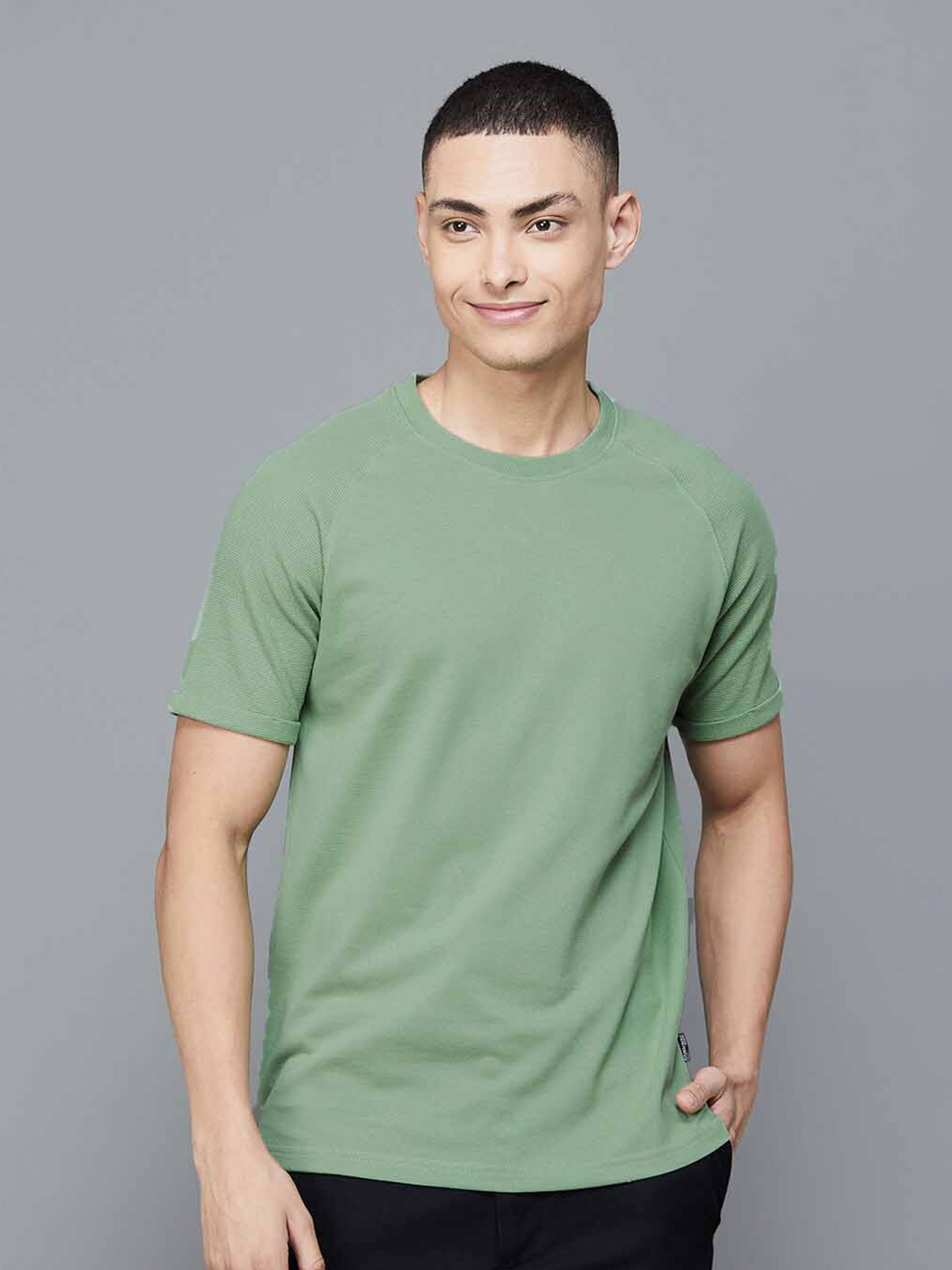 

Fame Forever by Lifestyle Cotton Regular Tshirt, Olive