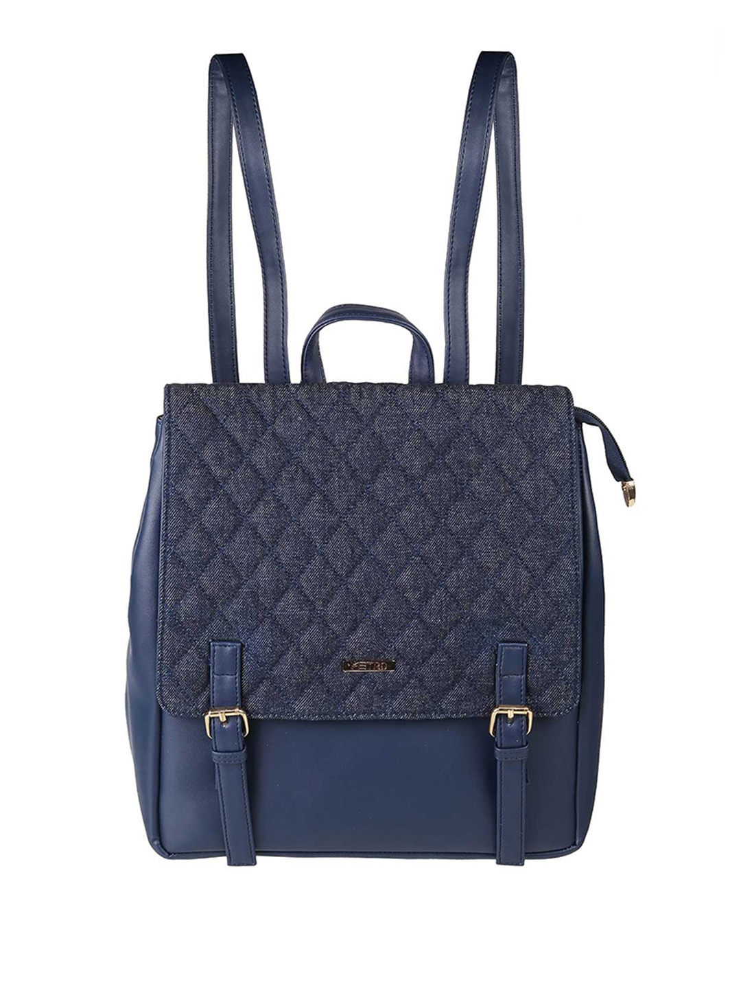 

Metro Structured Shoulder Bag With Quilted, Blue