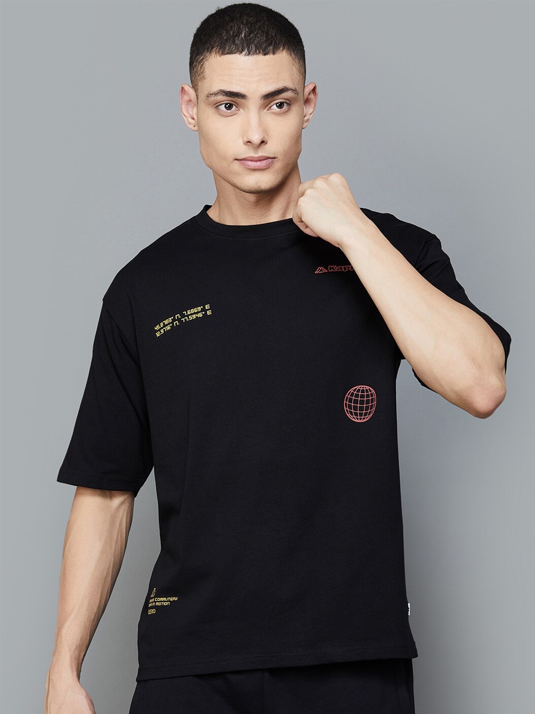 

Kappa Cotton T-shirt, Black