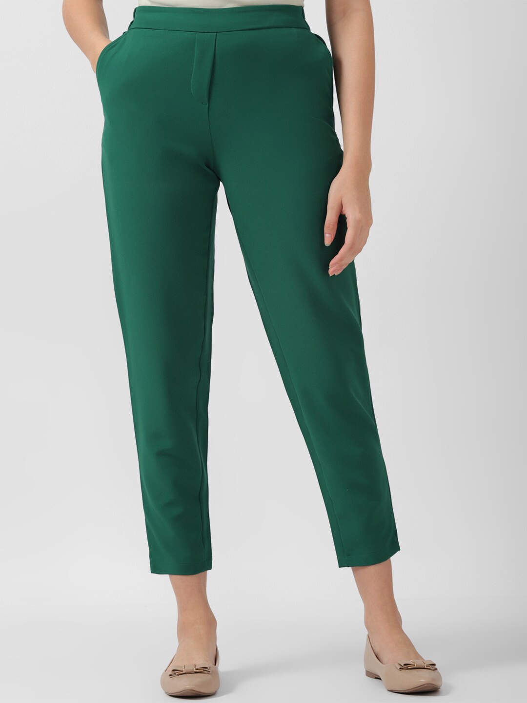 

Van Heusen Woman Slim Fit Regular Trouser, Green