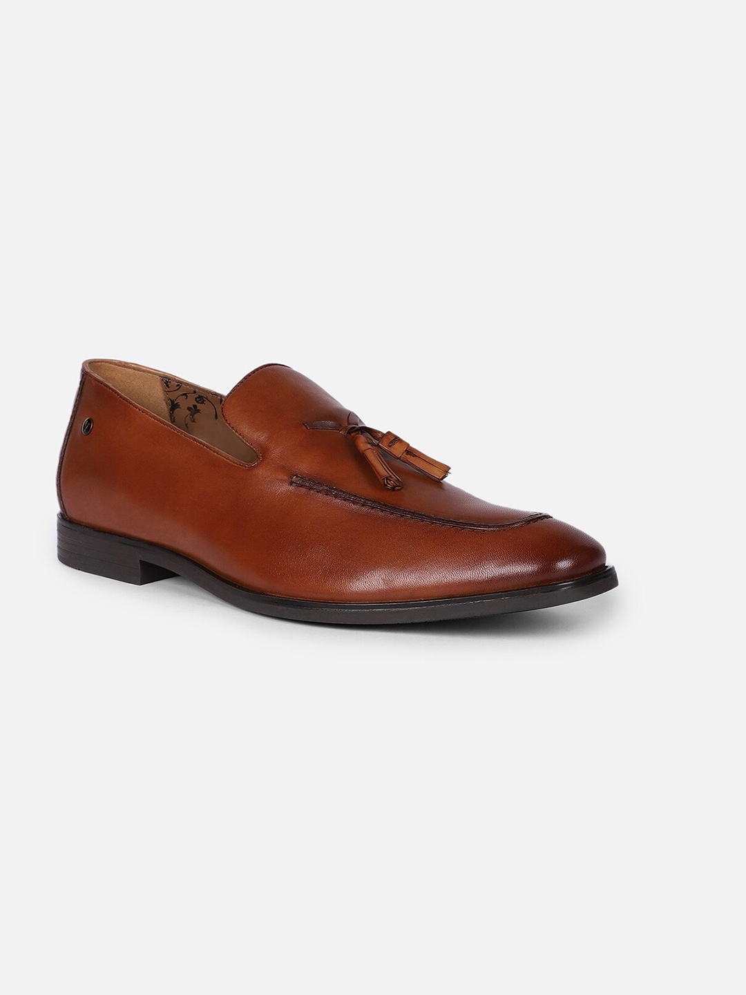 

Van Heusen Men Tassels Detail Leather Loafers, Brown