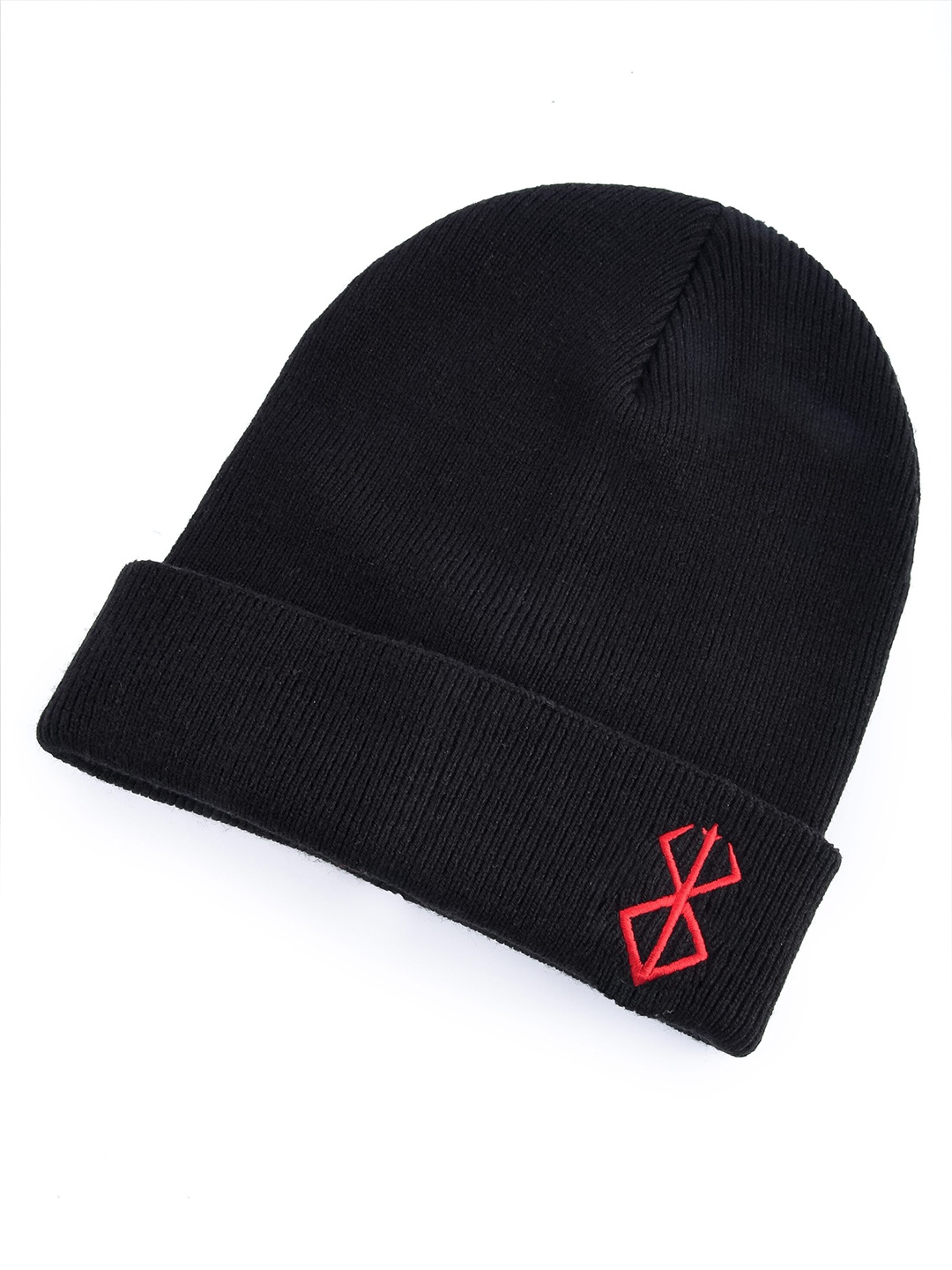 

COMICSENSE Unisex Berserk Anime Embroidered Acrylic Beanie, Black