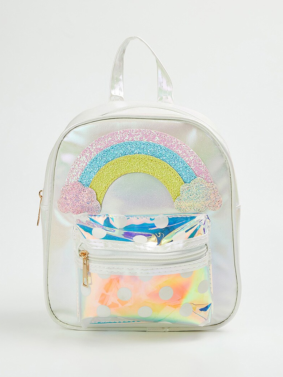 

Ginger by Lifestyle Embellished Small Backpack, White