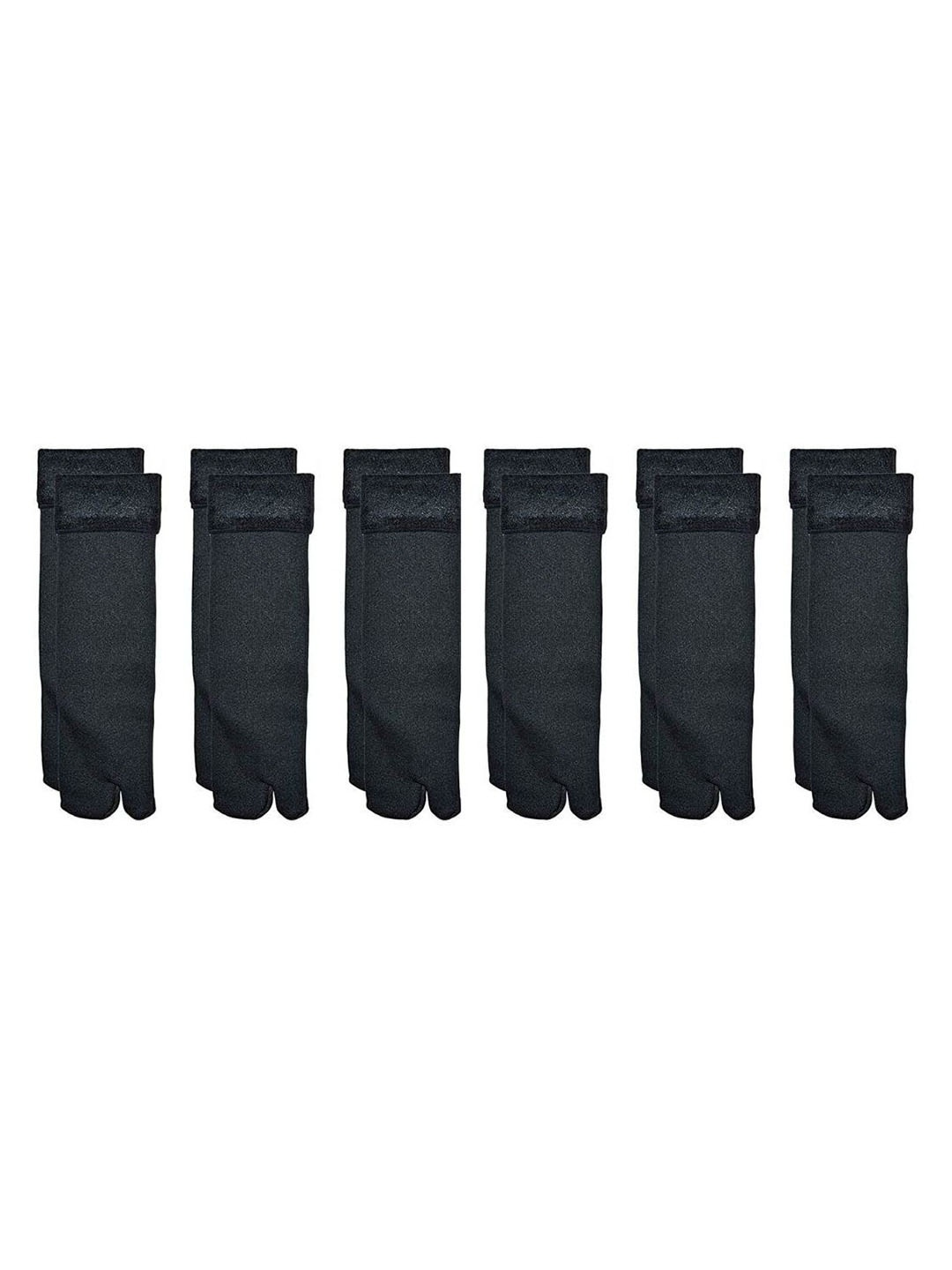 

BAESD Women Pack Of 6 Ankle Length Socks, Black