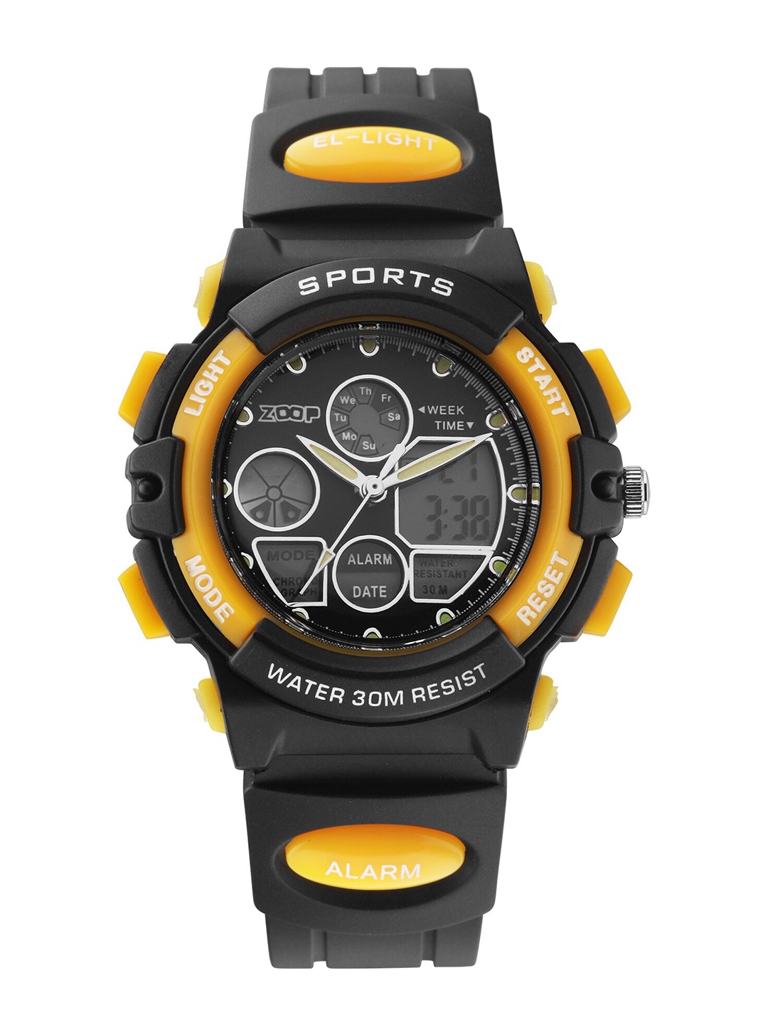 

ZOOP from TITAN Boys Dial & Straps Analogue and Digital Watch 16033PP01W, Black