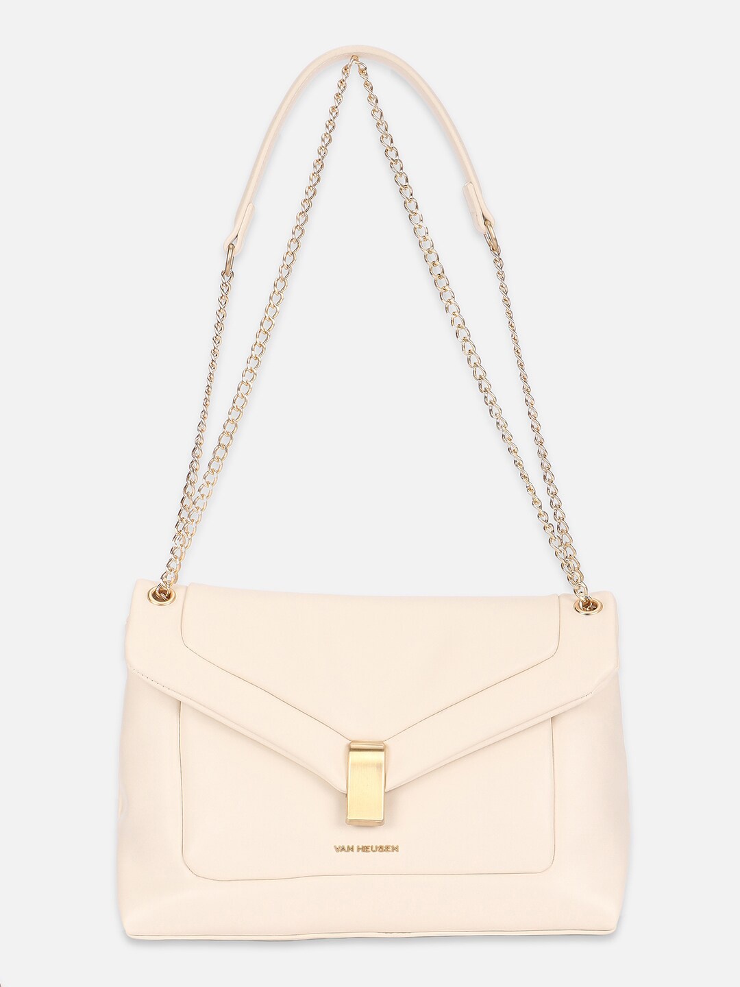 

Van Heusen Woman Structured Sling Bag, Cream