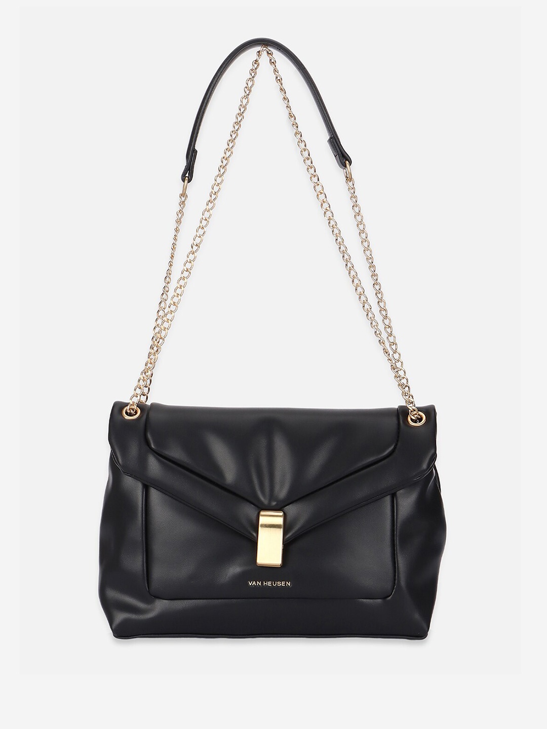 

Van Heusen PU Structured Shoulder Bag, Black