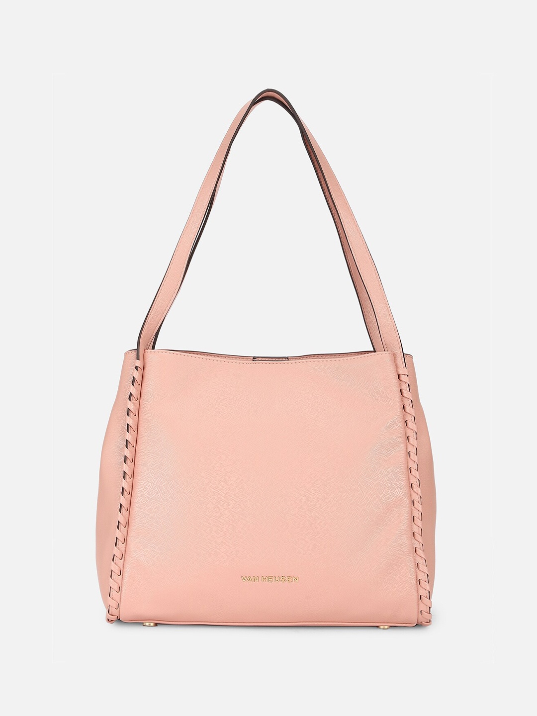 

Van Heusen Textured Structured Shoulder Bag, Pink