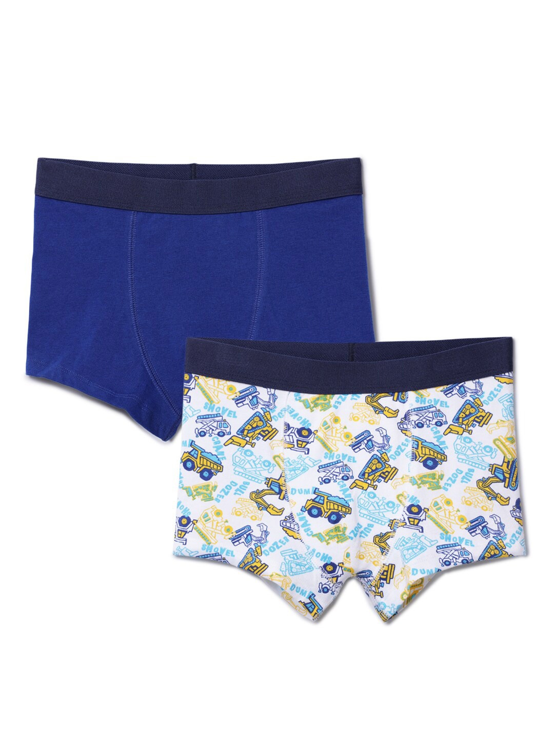 

Charm n Cherish Boys Pack Of 2 Printed Trunks BWTR23, Blue