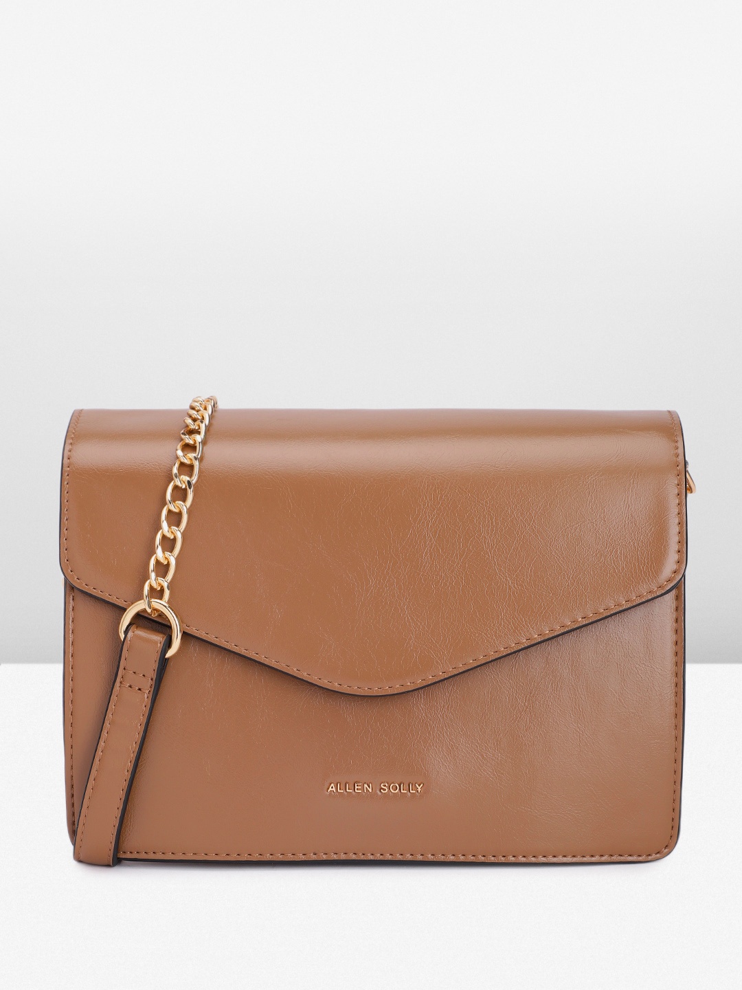 

Allen Solly Structured Sling Bag, Brown