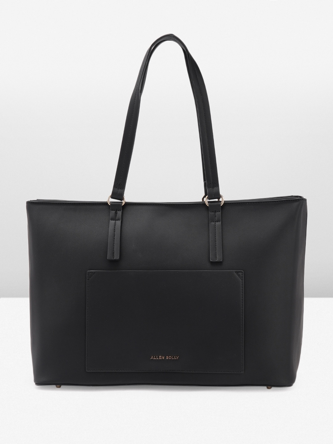 

Allen Solly Oversized Structured Shoulder Bag, Black