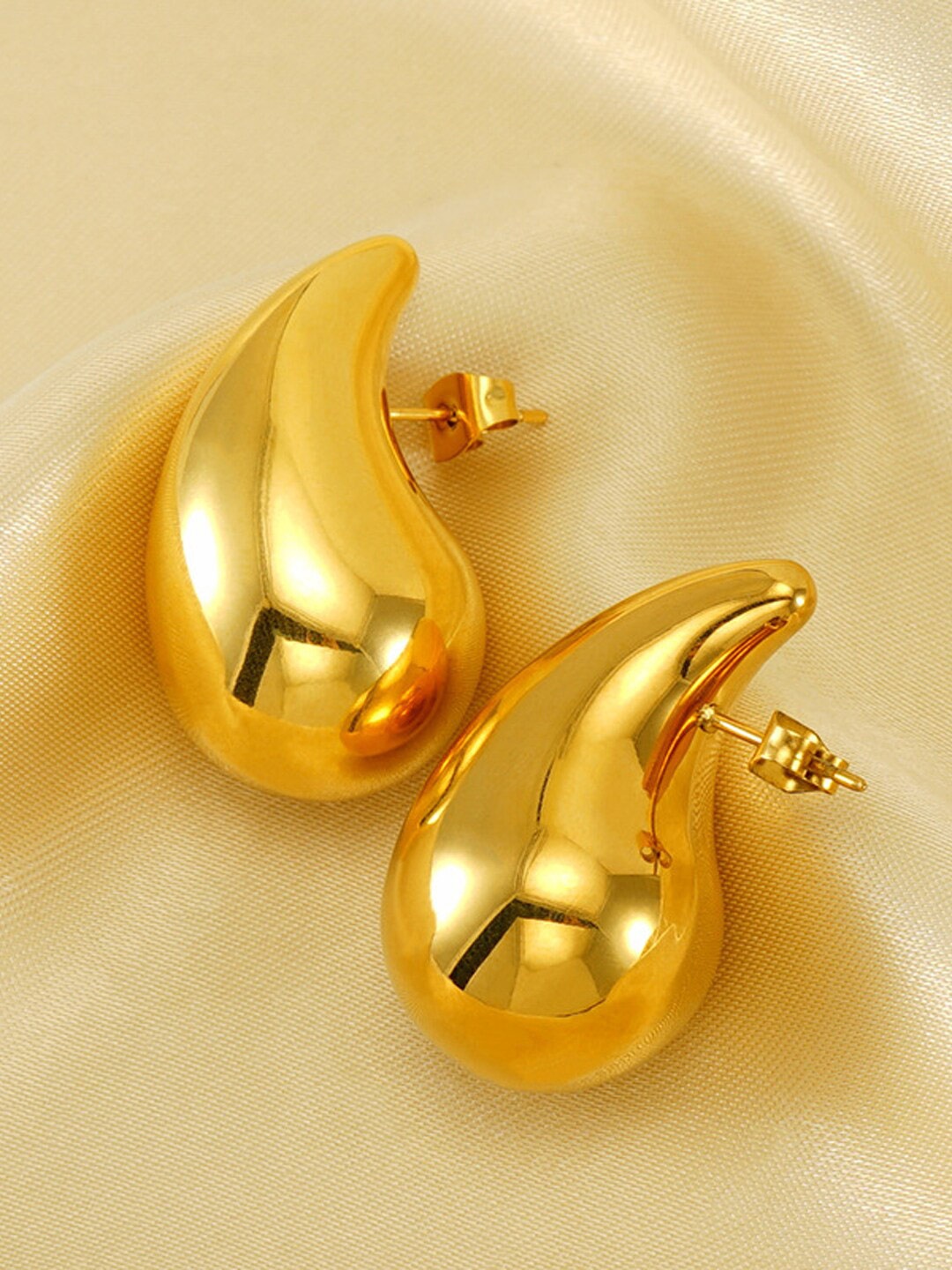 

Krelin Gold Plated Stainless Steel Drop Earrings