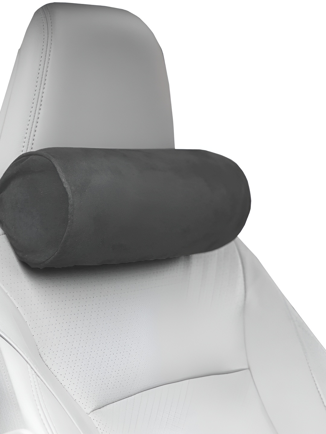 

Pum Pum Grey Fibre Filled Ultra Soft Car Bolster Headrest Pillow