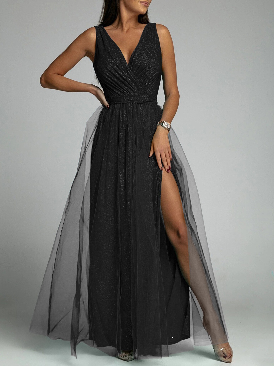 

StyleCast Black Maxi Dress