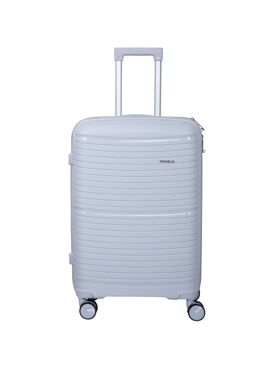 

Polo Class Textured Hard-Sided Large Lightweight Trolley Suitcase, Grey