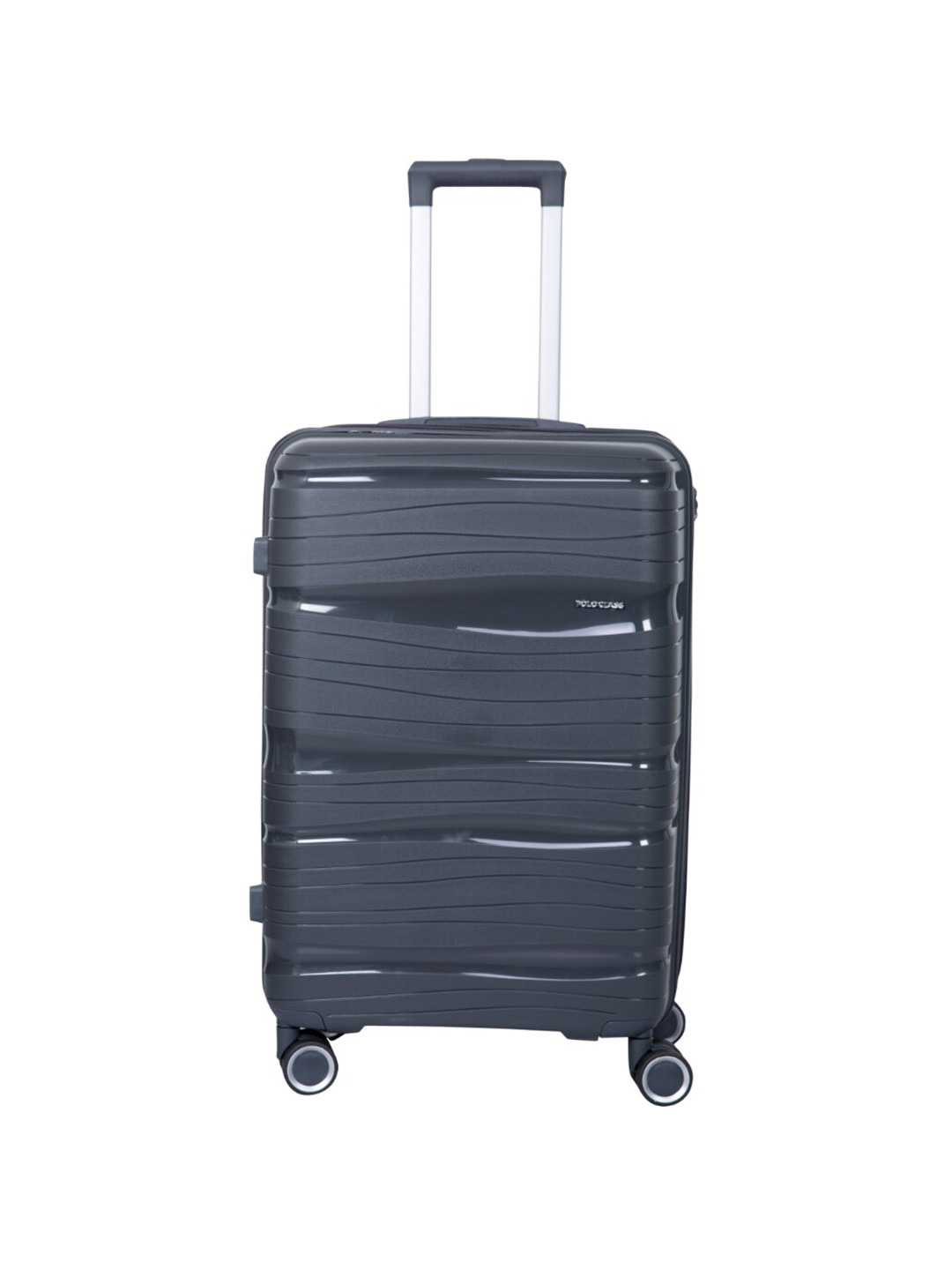 

Polo Class Unisex Textured Hard-Sided Large Trolley Bag 42 cm, Charcoal