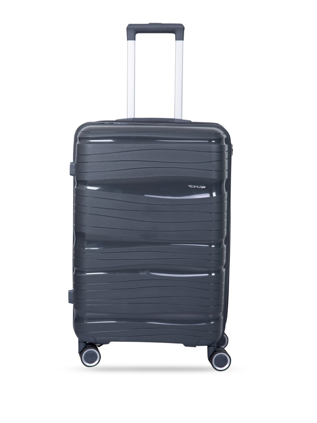 

Polo Class Textured Hard-Sided Large Trolley Bag - 70L, Grey