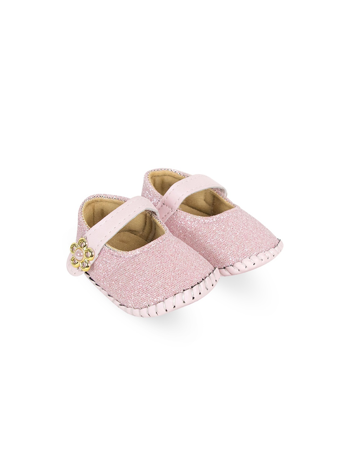 

BAESD Infants Girls Textured Booties, Pink