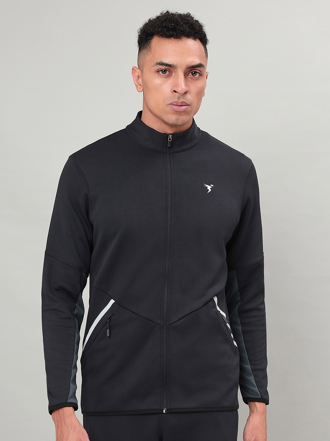 

Technosport Lightweight Antimicrobial Sporty Jacket, Black