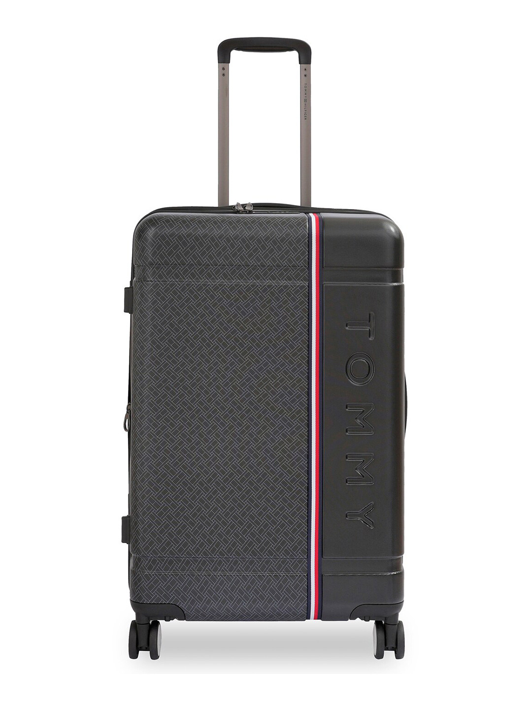 

Tommy Hilfiger Millennia Hard-Sided Medium Trolley Bag-50 L, Black