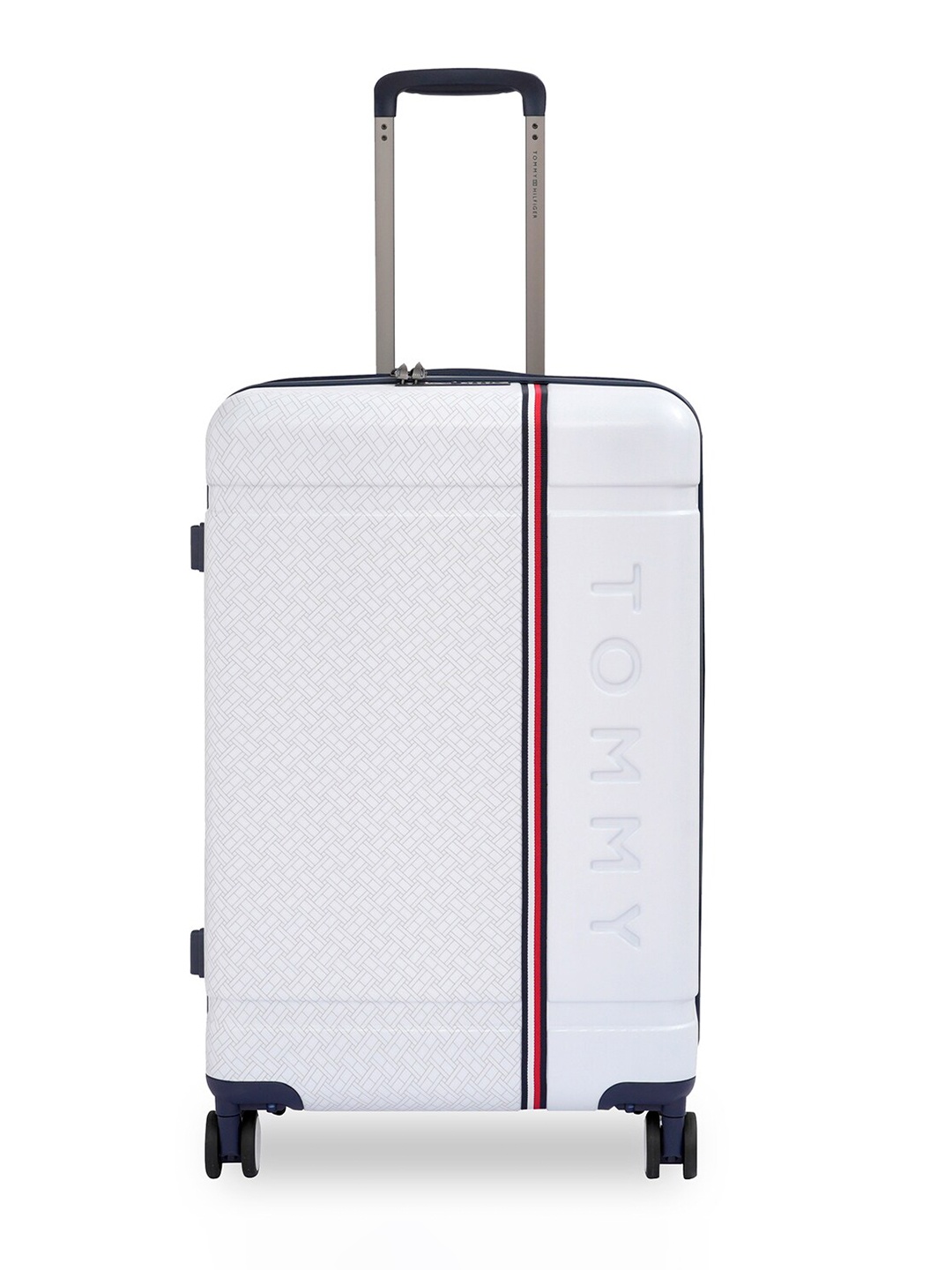 

Tommy Hilfiger Millennia Textured Hard Sided Small Trolley Bag, White