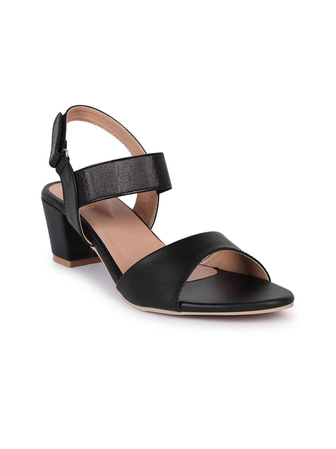 

Bella Toes Open Toe Block Heels, Black