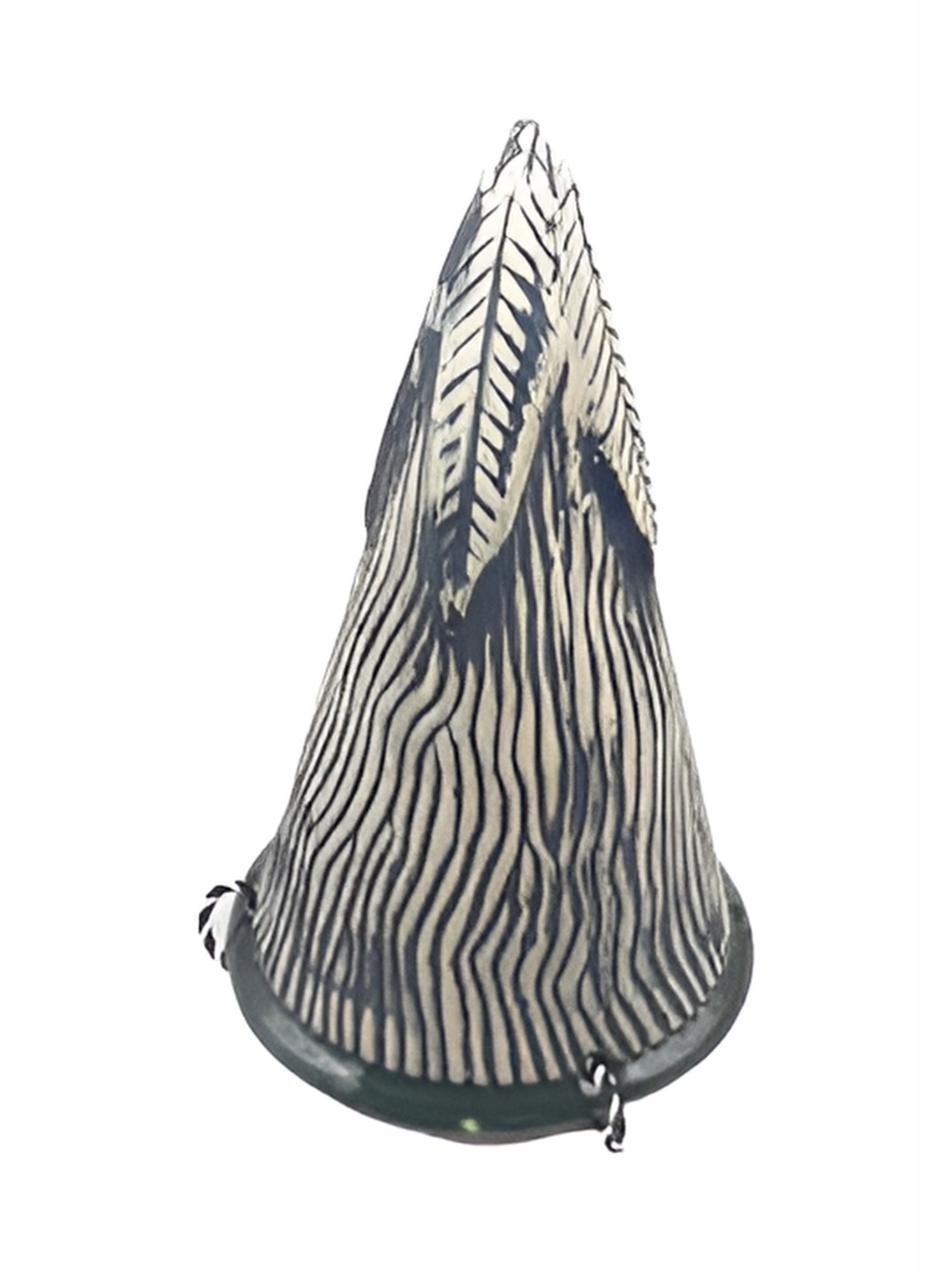 

INDIA MEETS INDIA Green Ceramic Hanging Planter