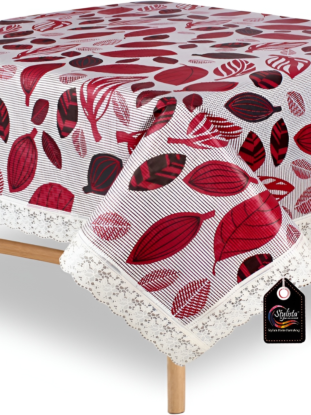 

Stylista White & Pink Floral Waterproof 6 Seater Table Cover