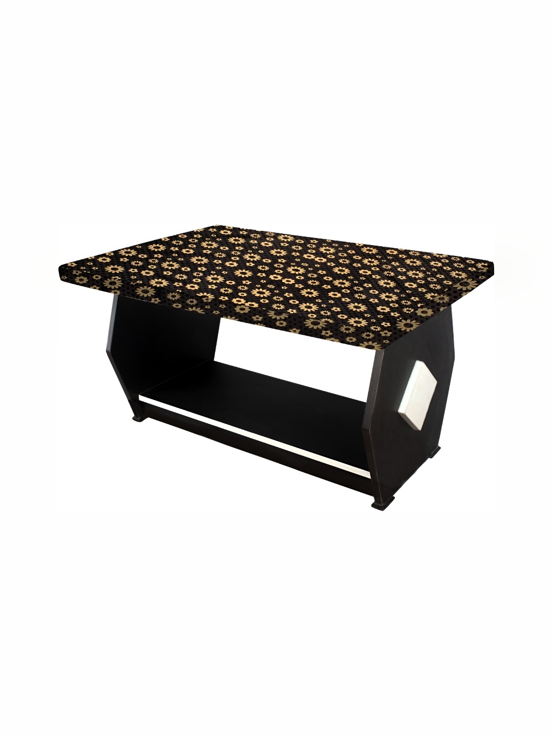 

Stylista Yellow & Black Floral Printed Waterproof 2 Seater Table Cover